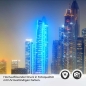 Preview: Küchenrückwand Folie Skylines im Schimmer der Nacht Detailbild 2