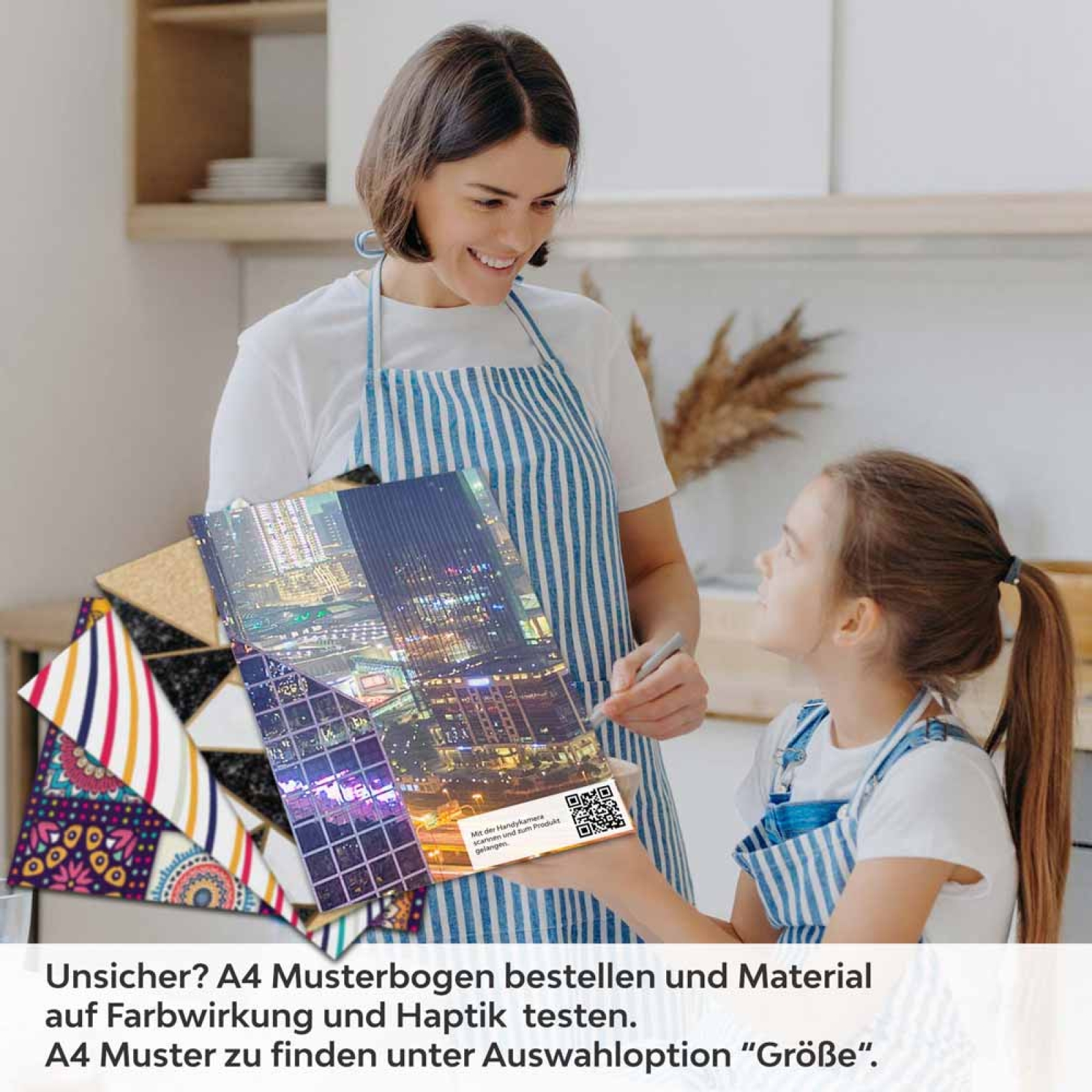 Küchenrückwand Folie Big City A4 Muster