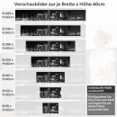 Mobile Preview: Küchenrückwand Folie Skyline at Night Höhe 60cm